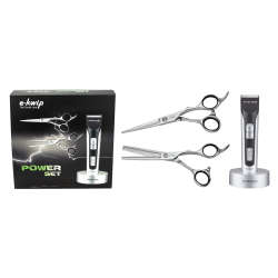 e-kwip power set: Schaar, Coupeschaar en Tondeuse