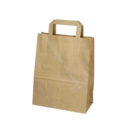 bio nature kraft draagtassen 22 11x27cm bruin A 10