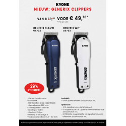 Generix tondeuse Blauw NIEUW