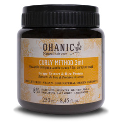 CURLY METHOD 3 IN 1 MASK OHANIC 250ML