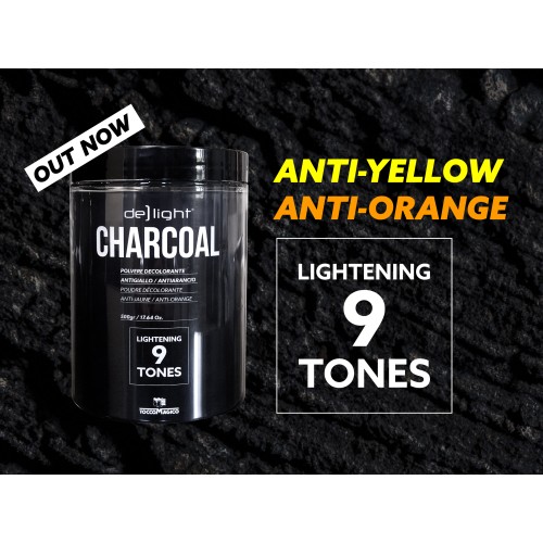 DE LIGHT CHARCOAL ZWARTE BLONDEER  500G*