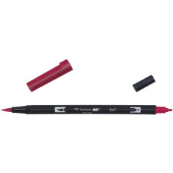 De Tombow ABT Dual Brush Pen 847 Crimson 