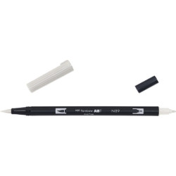 De Tombow ABT Dual Brush Pen N89 Warm Grey 1