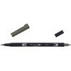 De Tombow ABT Dual Brush Pen N49 Warm Grey 8