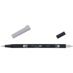De Tombow ABT Dual Brush Pen N75 Cool Grey 3