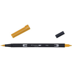 De Tombow ABT Dual Brush Pen 946 Gold Ochre