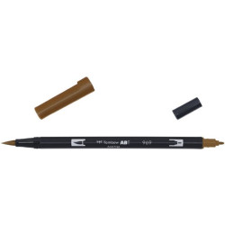 De Tombow ABT Dual Brush Pen 969 Chocolate