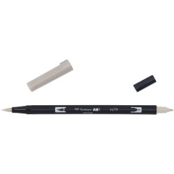 De Tombow ABT Dual Brush Pen N79 Warm Grey 2