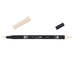De Tombow ABT Dual Brush Pen 850 Light Apricot