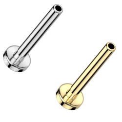 1.2 Titanium Push Pin Labret Zonder Bal