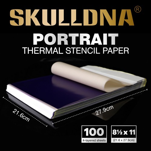 SKULLDNA PORTRAIT Thermal Stencil Paper