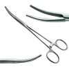 LEV Piercing Tang gebogen, Dermal anchor tang, balhouder Tang