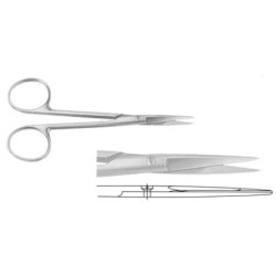 LEV - Schaar, punt/punt - recht - - 14 cm - piercinginstrument