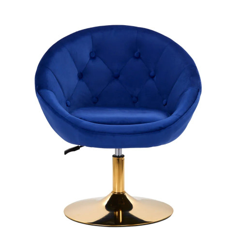 Beauty vaste stoel blauw