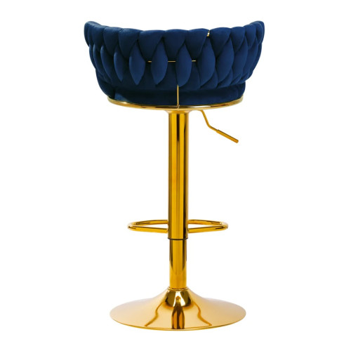 Beauty bar stoel blauw