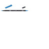 Tombow ABT Dual Brush Pen 493 Reflex Blue