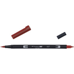 De Tombow ABT Dual Brush Pen 837 Wine Red