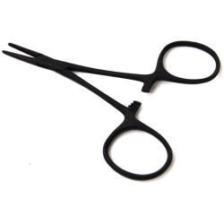 LEV Piercing Tang - Mosquito-klem - Recht - Zwart Mini