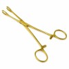 LEV Piercing tang Oval Open Goud Kleur