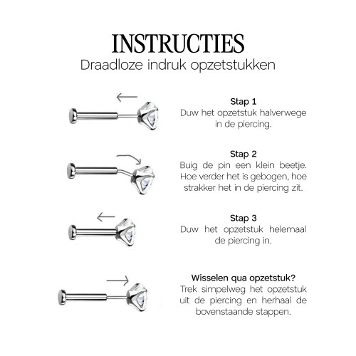 1.6 Titanium Push Pin Labret