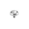 6MM titanium dermal  anchor with stone