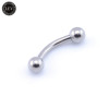 1.2 Titanium Micro Banana Barbell