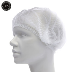 Romed Bouffant clips caps white