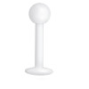 PTFE Labret Wit