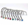 Chirurgisch staal neus studs met steen