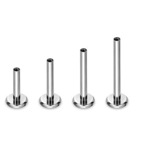 1.2 Titanium Internal Threaded Labret Zonder al zakje van 100 st