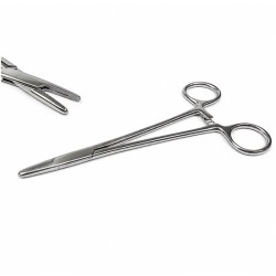 LEV Piercing Tang - Hemostatic Forceps 14 cm Zilver Kleurig