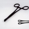LEV Piercing Tang - Mini Oval Open Zwart