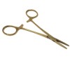 LEV Piercing Tang - Hemostatic Forceps Goud Kleurig 14 cm 