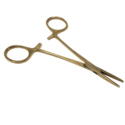 LEV Piercing Tang - Hemostatic Forceps Goud Kleurig 14 cm 
