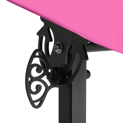 Pro Ink Professionele Tattoo Armsteun Roze  In Hoogte Verstelbaar 68 tm 111 cm en Kantelbaar 