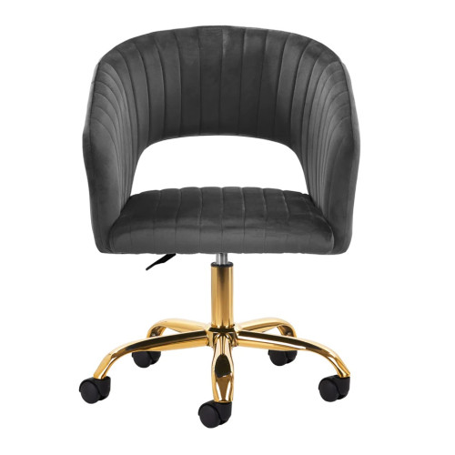Salon stoel grijs