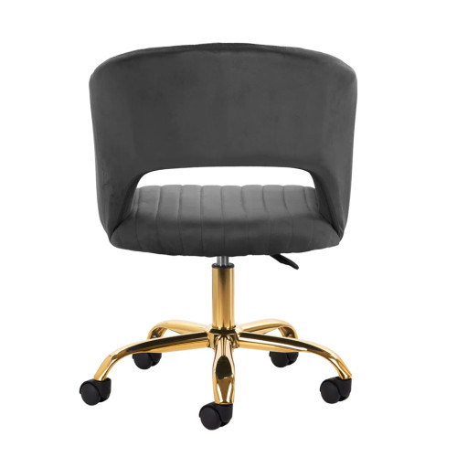 Salon stoel grijs