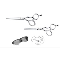 E-kwip Surimu Set Knipschaar 6.0 en coupeschaar 5.5 inclusief geluidsbril