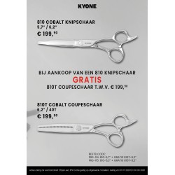 GRATIS Coupeschaar 810T 6.2/ 40T bij de Kyone 810 KNIPSCHAAR 5,7"